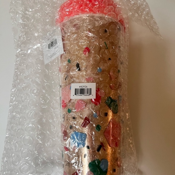 ❗️4/$65❗️ban.do deluxe hot stuff travel mug. Gold and confetti. - Picture 4 of 5